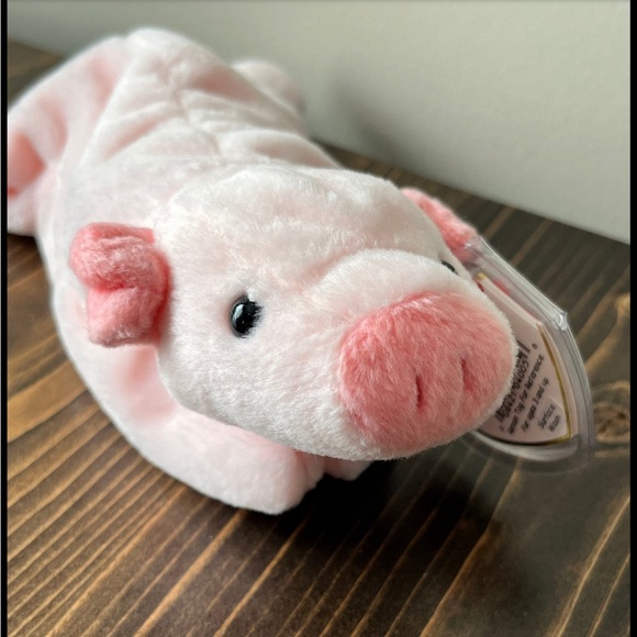 Ty "Squealer" the pig-1 of Original 9 Beanies of 1993-Retired 1998 - Picture 4 of 10